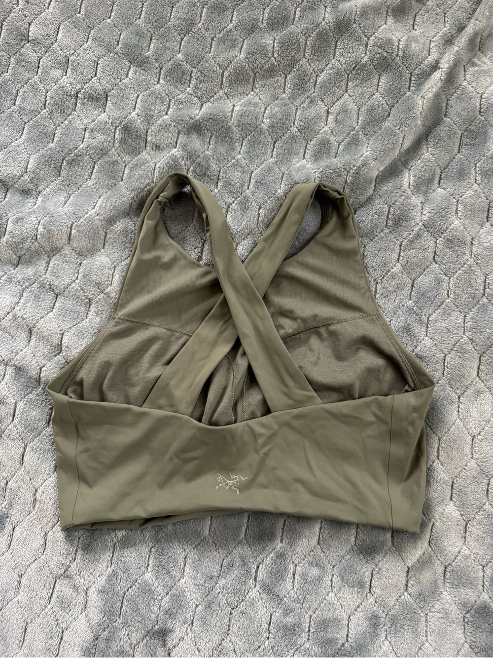 Arc'teryx Olive Cross-Back Sports Bra